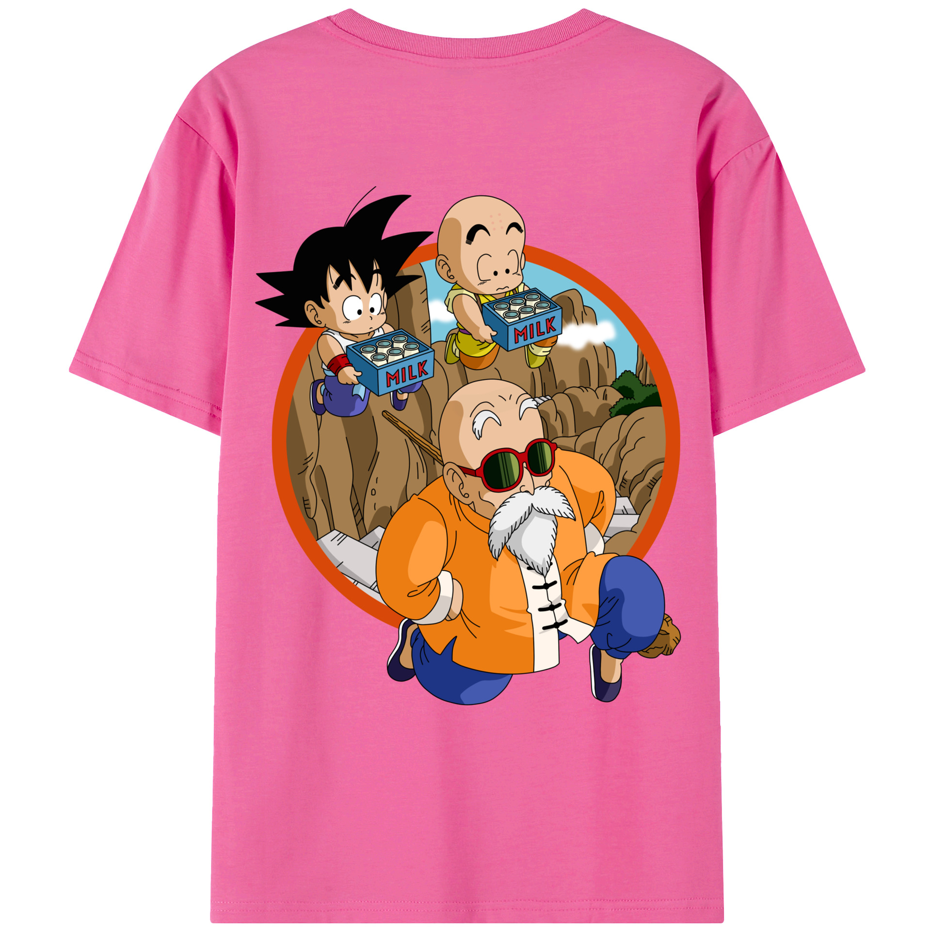 （画像用） ドラゴンボール 亀仙人（かめせんにん） DRAGON BALL Master Roshi Kame Sennin レディース半袖Tシャツ(バックプリント)